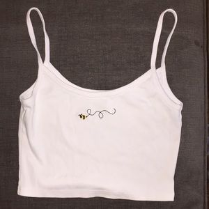 Cute brandy Melville bee tank top